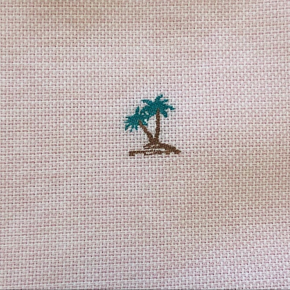 Ted Baker Button Down Beach Print Shirt Pink xxl - Picture 13 of 16